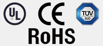 所有產(chǎn)品均通過(guò)UL、RoHS、CE、TUV認(rèn)證，榮獲70余項(xiàng)國(guó)家專(zhuān)利